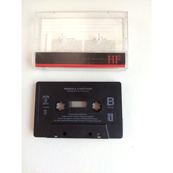 Warren G. & Nate Dogg ‎Regulate Cassette Tape Single Above The Rim Rap Hip Hop - Picture 2 of 4